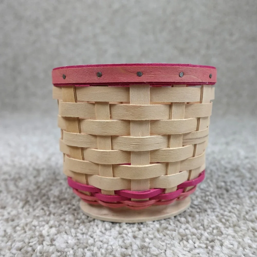 Longaberger 2011 Horizon of Hope Basket Pink American Cancer Society Oval